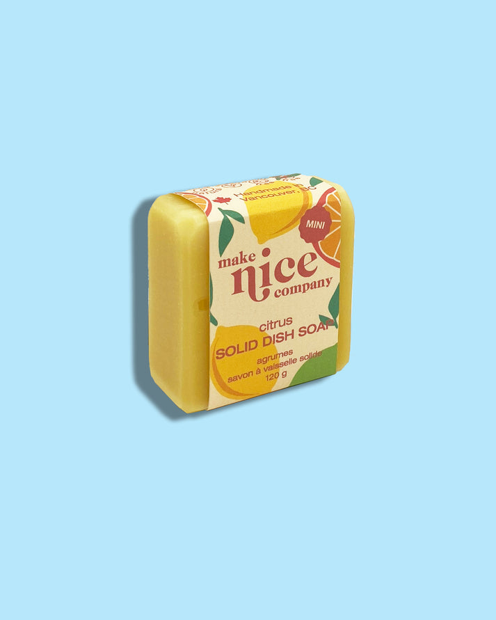 Make Nice Company - Mini Citrus Solid Dish Soap