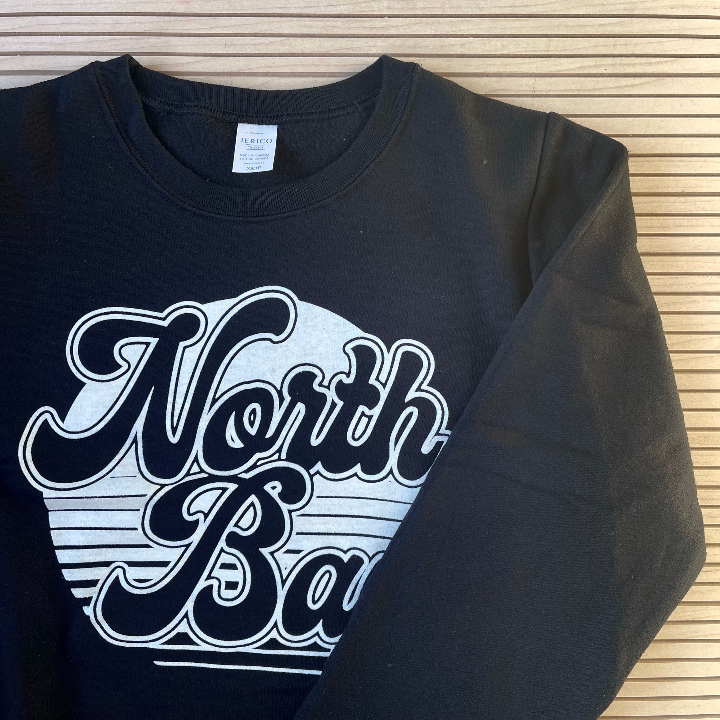 トップス chiiiibag Logo Crewneck Sweat The FARM - NB Adult Crewneck (Ivory on Black) | The FARM