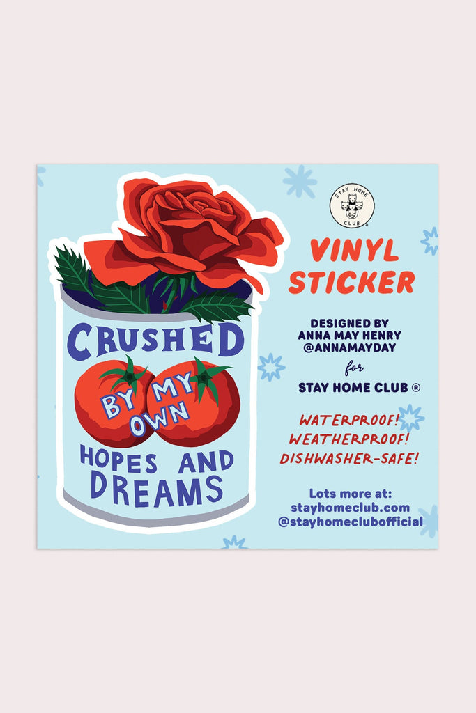 Stay Home Club - Crushed Vinyl Sticker