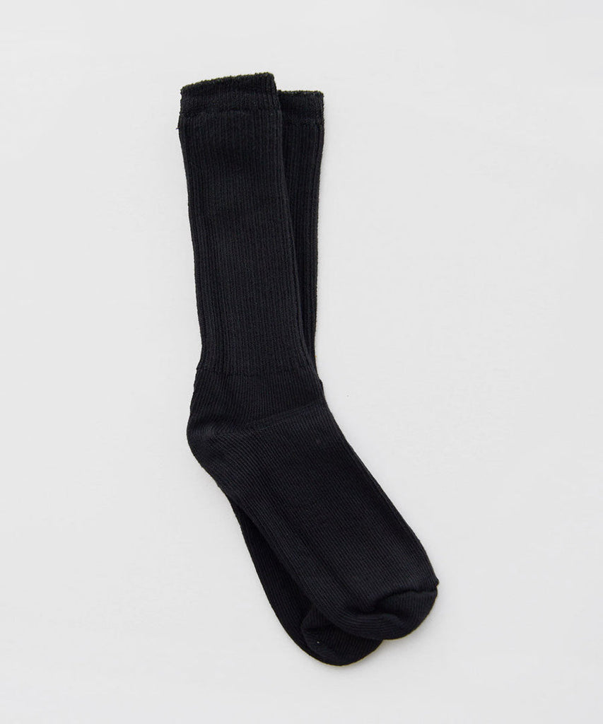 OKAYOK - Dyed Cotton Socks (Black)