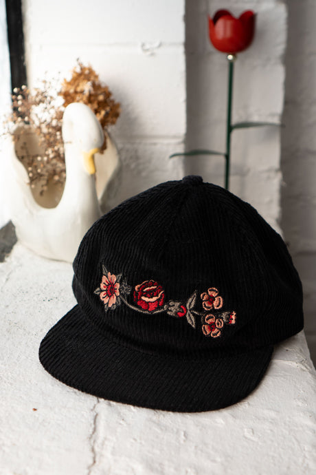 Stay Home Club - Corduroy 5 Panel Hat (Flower Chain)