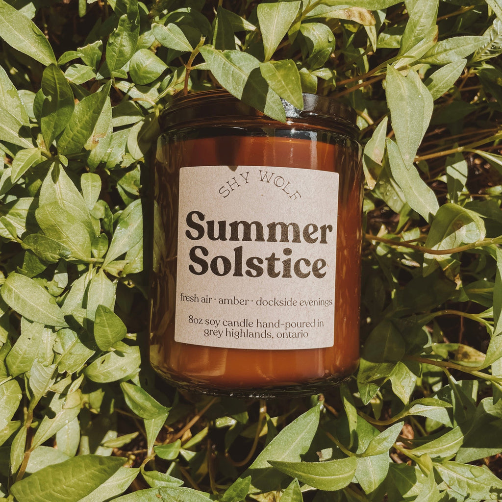Shy Wolf - Summer Solstice Candle