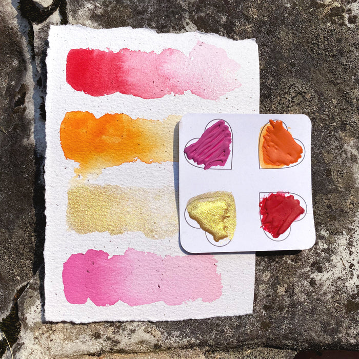 Beam Paints - "Summer Days" Mini Watercolour Travel Card
