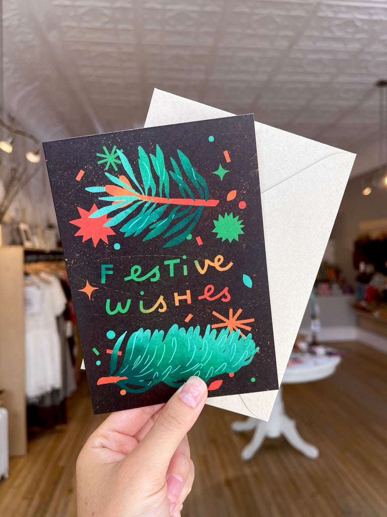 Maddy Young - Festive Fronds Holiday Card