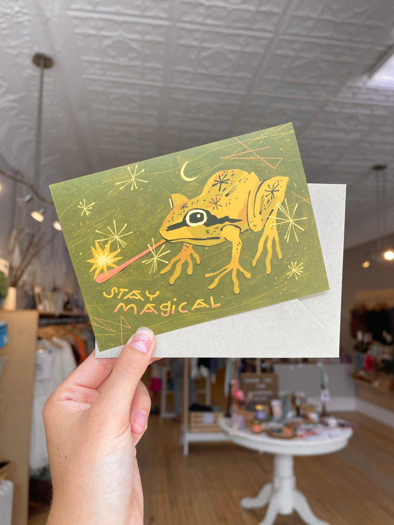Maddy Young - Stay Magical (Frog) Card