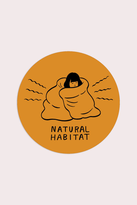 Stay Home Club - Natural Habitat Vinyl Sticker