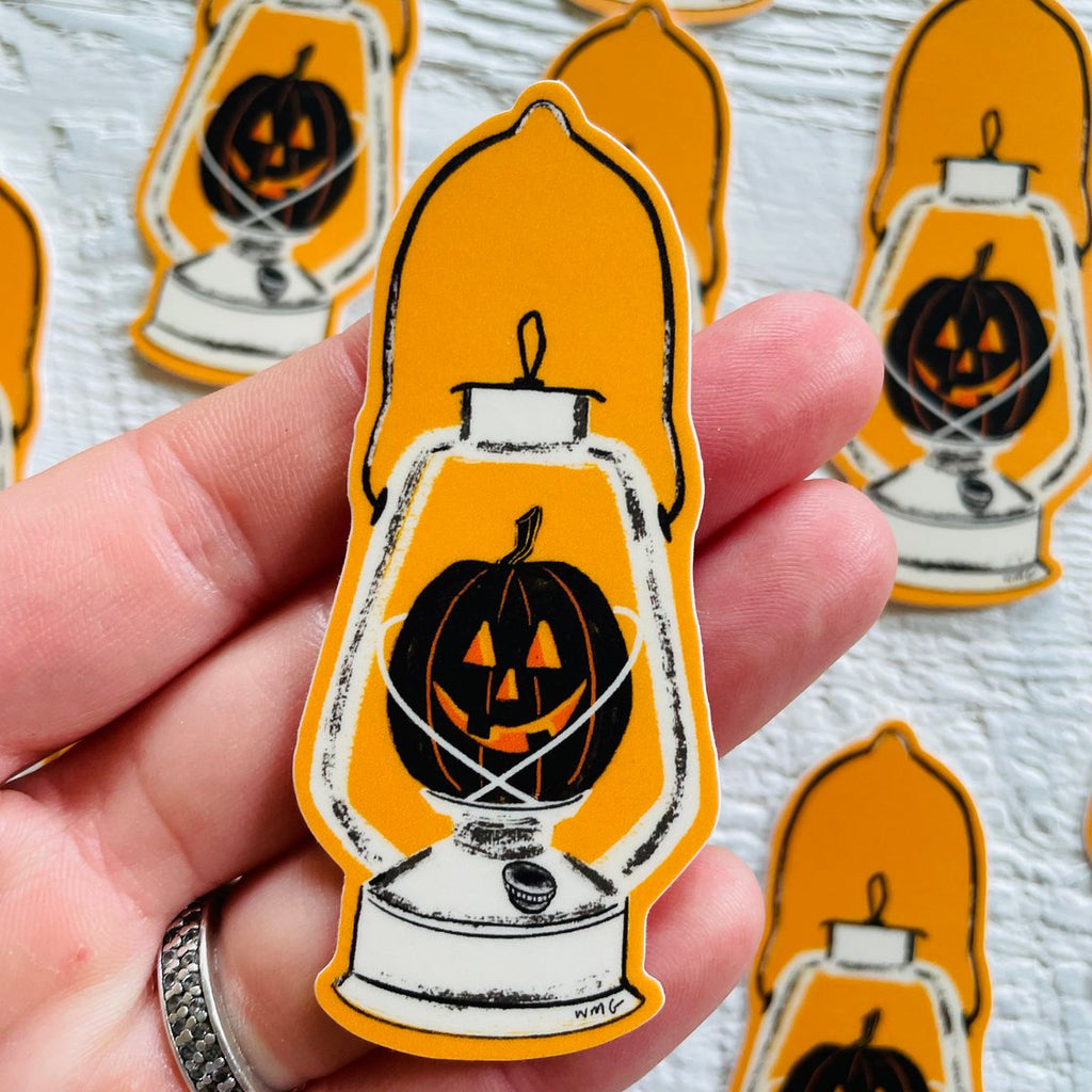 Wild Made Goods - Pumpkin Lantern Vinyl Sticker