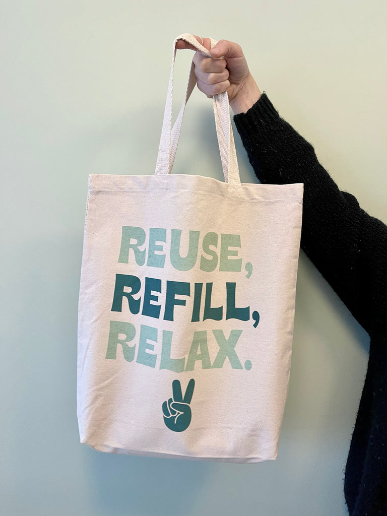 Main Supply - Reuse, Refill, Relax Tote Bag