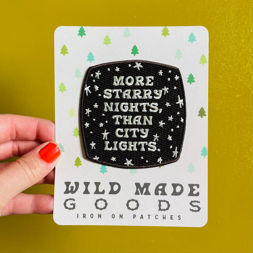 Wild Made Goods - Starry Nights Iron-On Patch