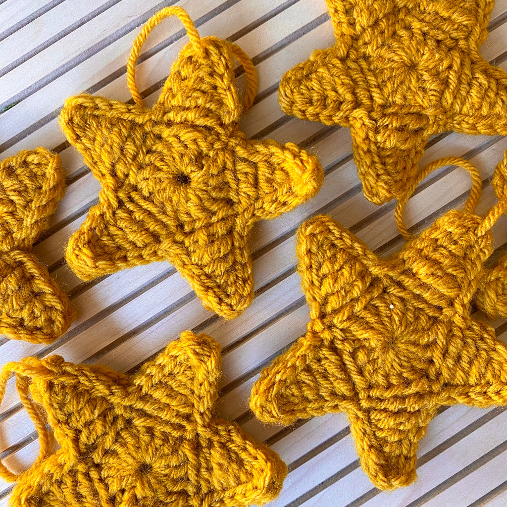 Tay Crochet - Crocheted Star Ornaments