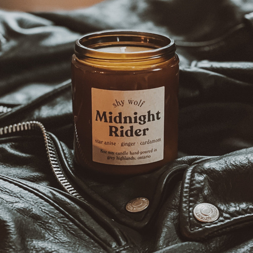 Shy Wolf - Midnight Rider Candle