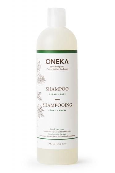 Oneka - Cedar + Sage Shampoo (500ml)