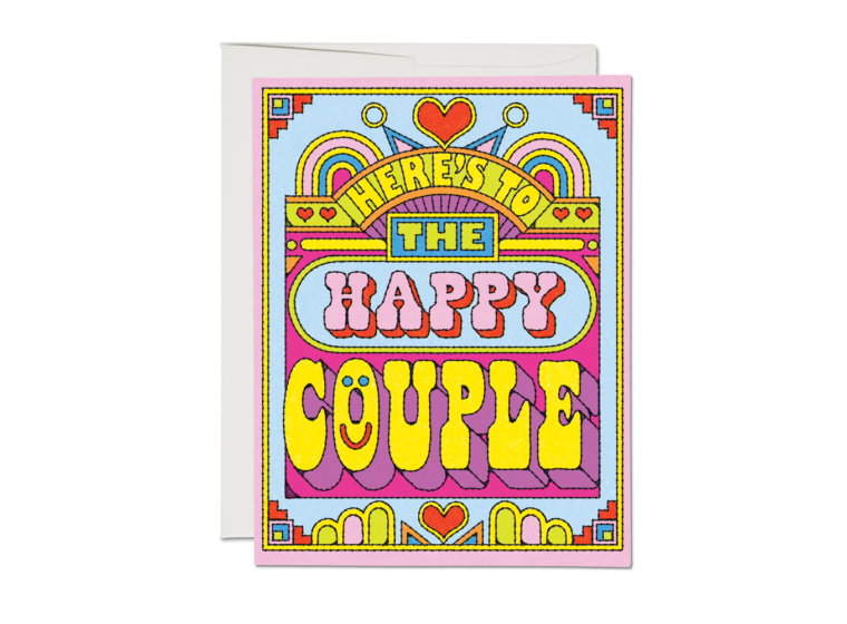 Red Cap Cards - Happy Couple Card