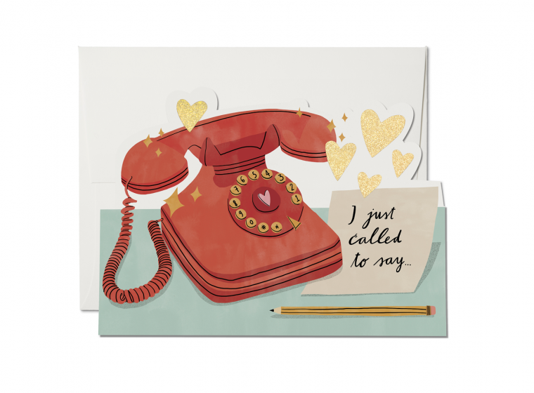 Red Cap Cards - Just Called To Say Card