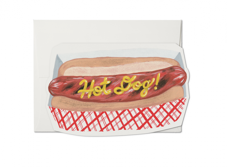 Red Cap Cards - Hot Dog Card