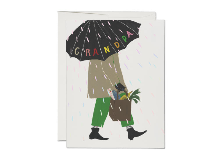 Red Cap Cards - Grandpa's Umbrella