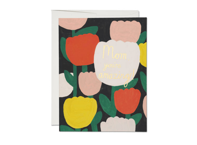 Red Cap Cards - Amazing Tulips Mother's Day Card