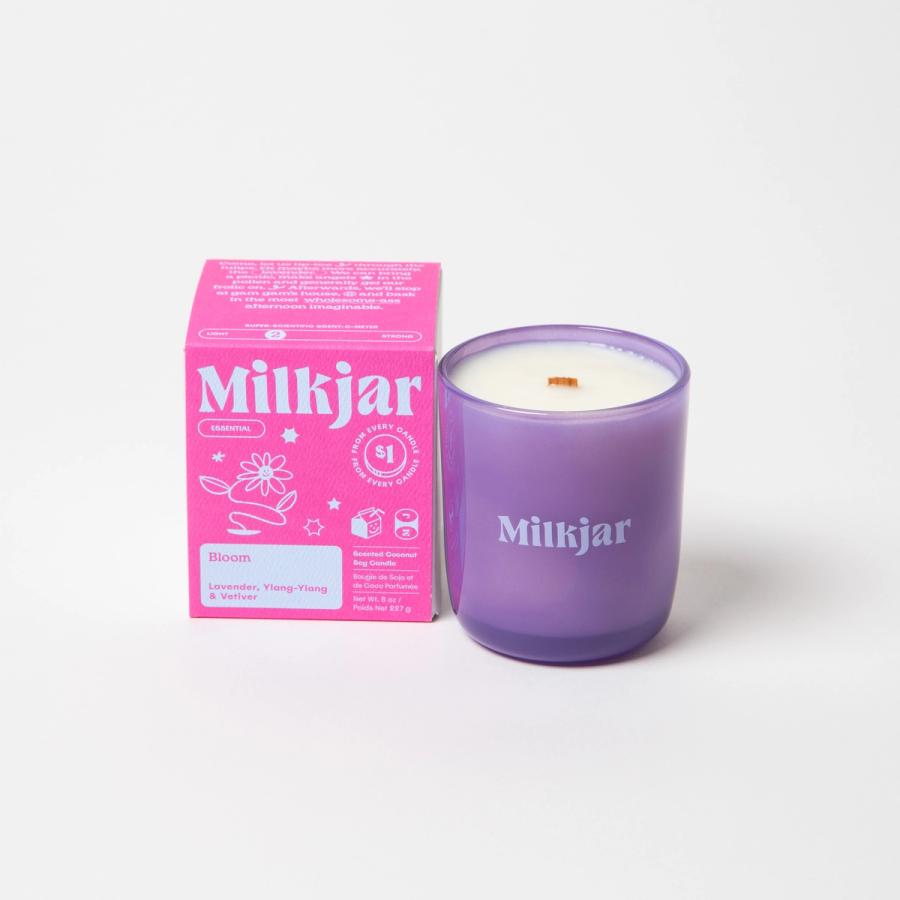Milk Jar Candle Co. - *NEW* Bloom Essential Oil Candle