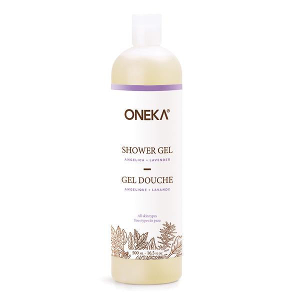 Oneka - Angelica + Lavender Shower Gel (500ml)