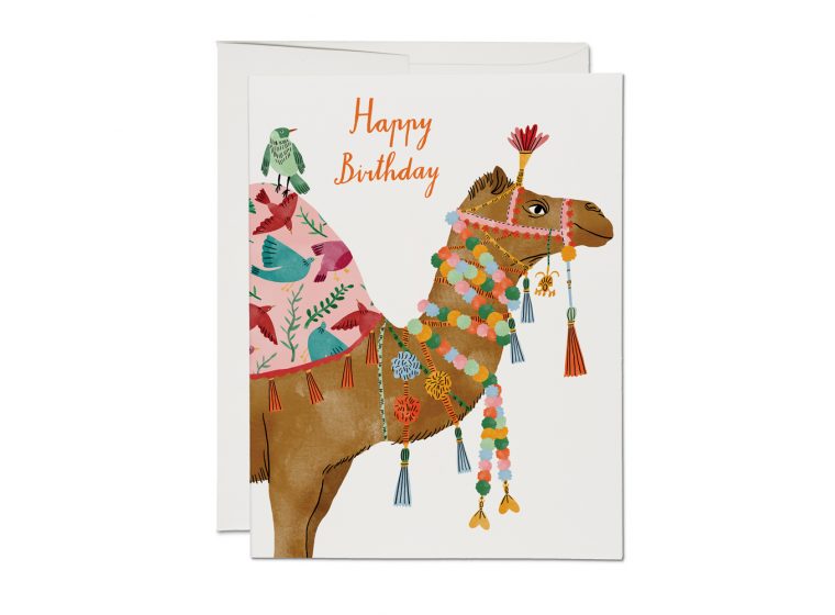 Red Cap Cards - Camel Birthday