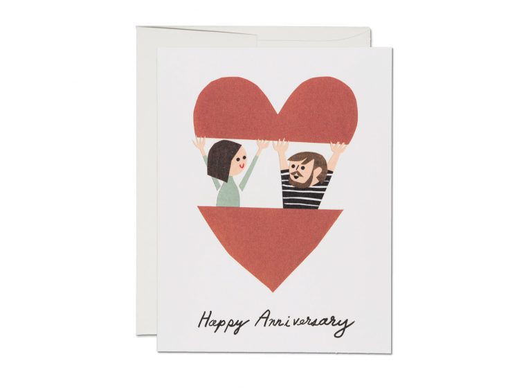 Red Cap Cards - In The Heart Anniversary Card