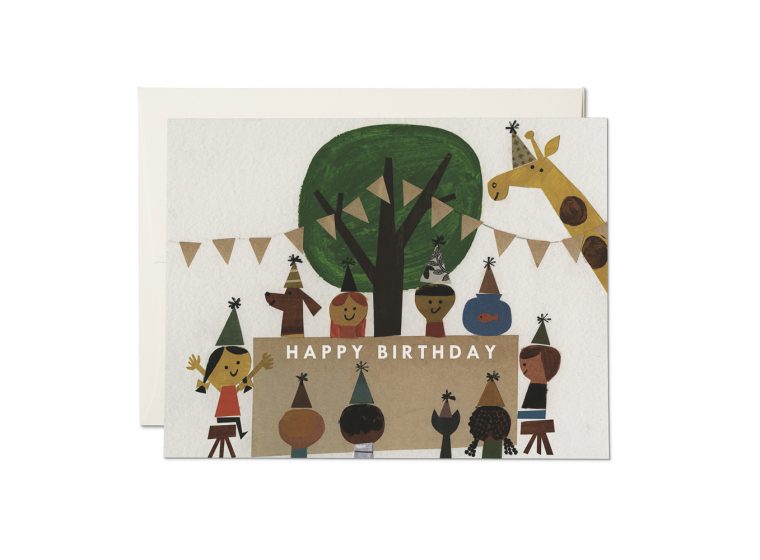 Red Cap Cards - Birthday Party Card