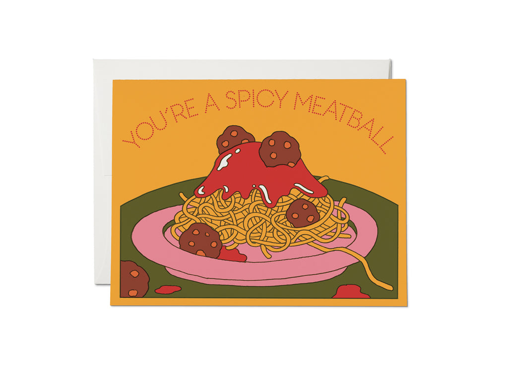 Red Cap Cards - Spicy Meatball Card