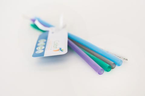 Colibri - Silicone Straws (4-Pack + Brush)