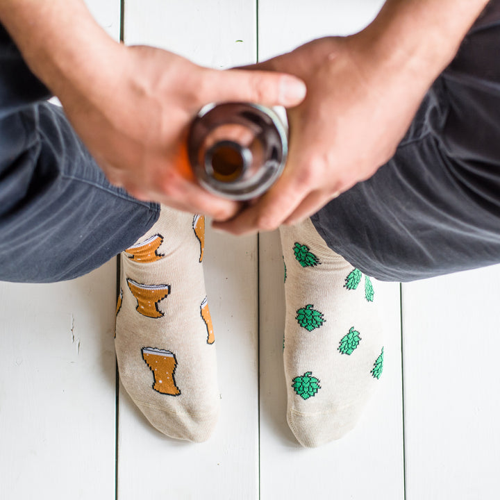 Friday Sock Co. - Men's Beer & Hops Mismatched Socks