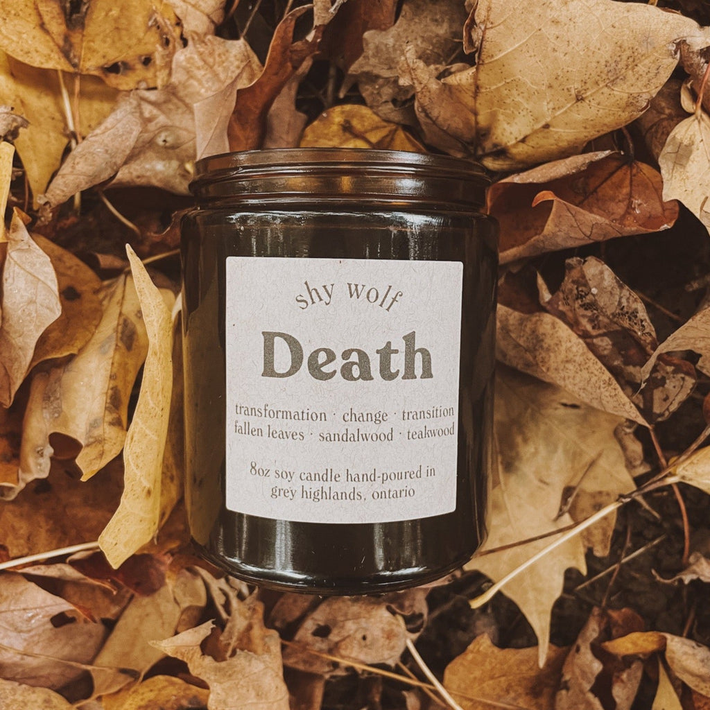Shy Wolf - Death Tarot Candle