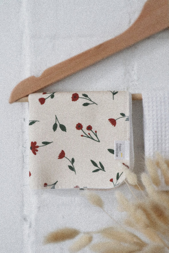 Freon Collective - Organic Cotton Face Cloth (Ditzy Blooms)
