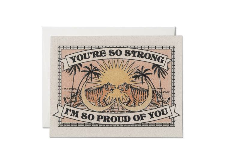 Red Cap Cards - You're So Strong Card