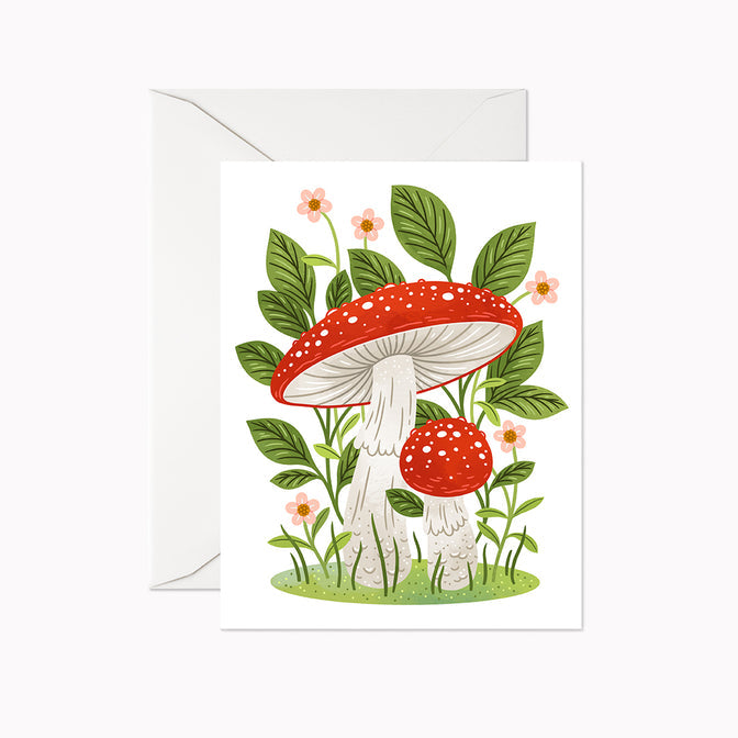 Linden Paper Co. - Fly Agaric Mushroom Card