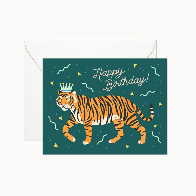 Linden Paper Co. - Tiger Birthday Card