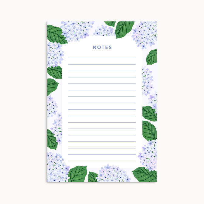 Linden Paper Co. - Hydrangea Notepad