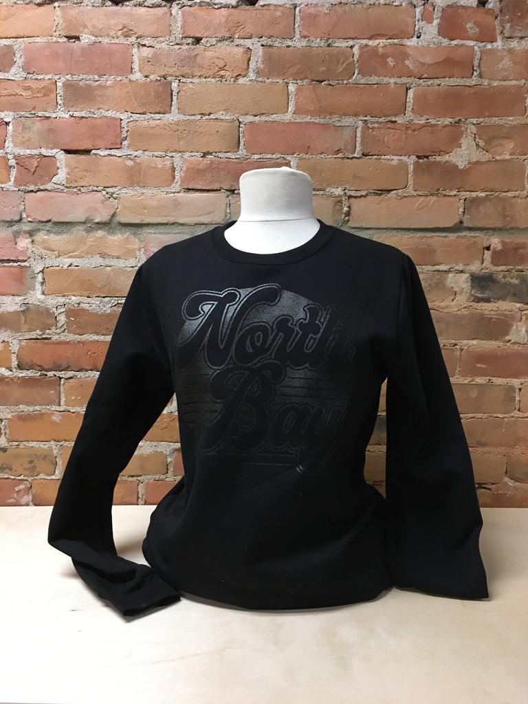 The FARM - North Bay Unisex ADULT Crewneck Sweater (Monochrome Black)