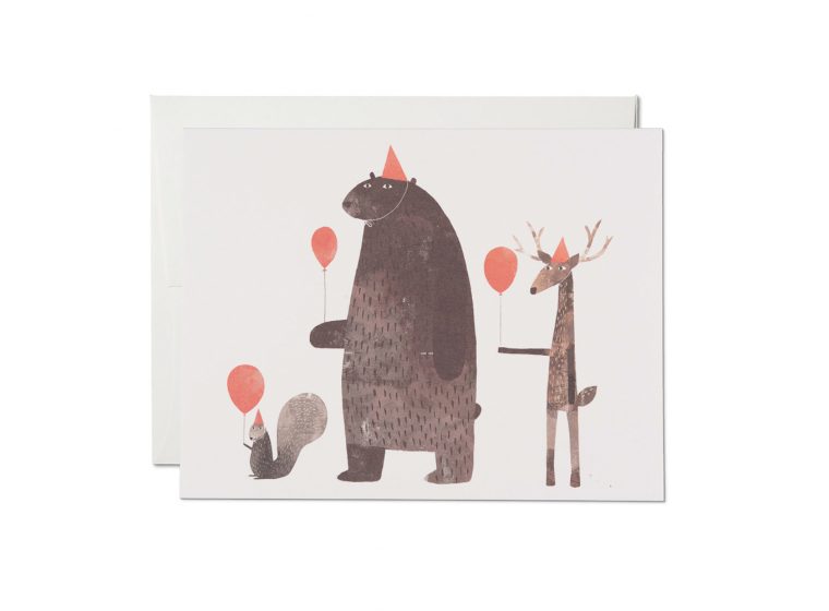 Red Cap Cards - Party Animals Card