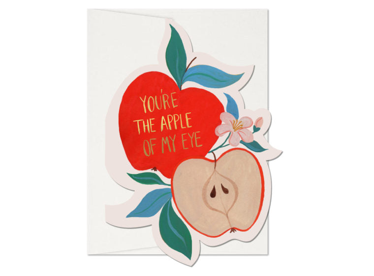 Red Cap Cards - Apple of My Eye Card