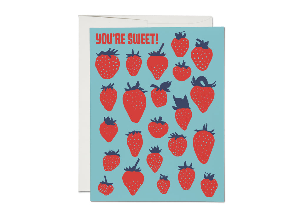 Red Cap Cards - Sweet Berries Card