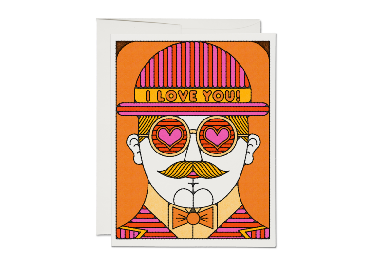 Red Cap Cards - Bowler Love Card