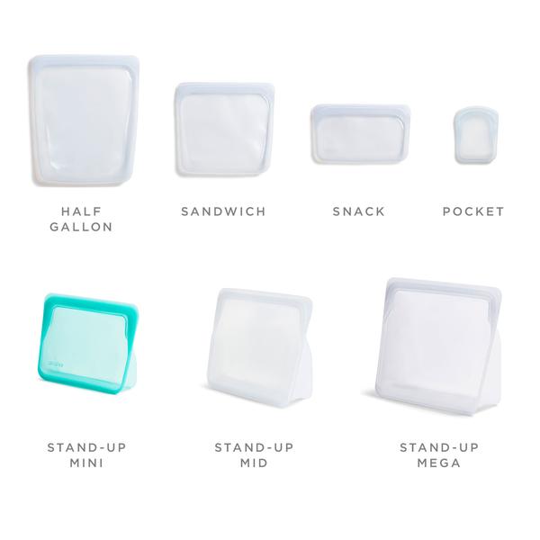 Stasher - Reusable Silicone Stand-Up MINI Bag (Clear)