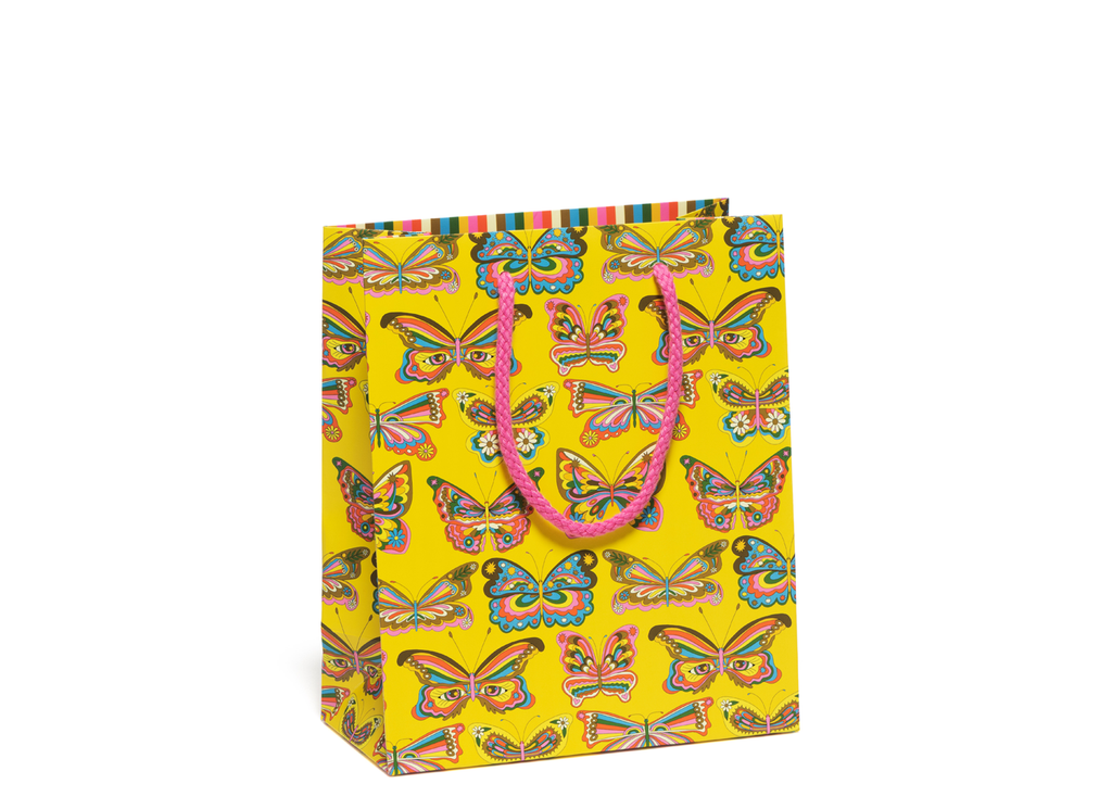 Red Cap Cards - Psychedelic Butterfly Gift Bag