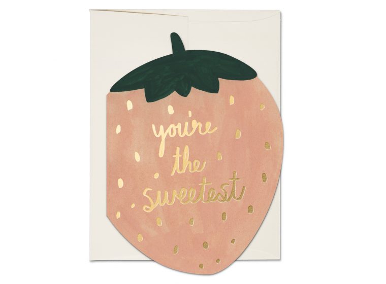 Red Cap Cards - Strawberry Love Card