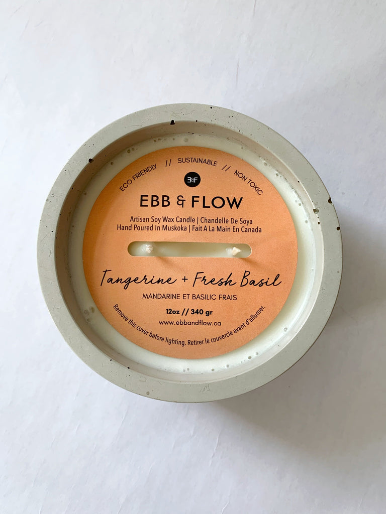 Ebb & Flow - Terrace Candle (Tangerine + Fresh Basil)