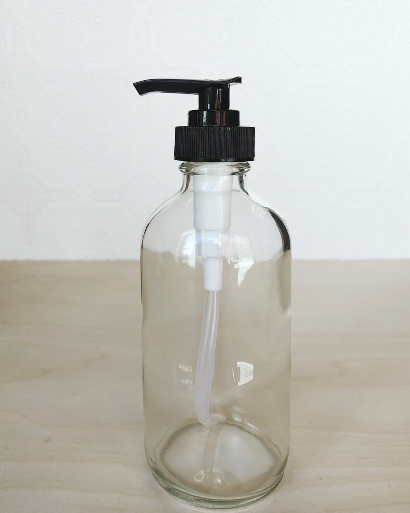 Main Supply - Empty PUMP Top Glass Bottle 250ml