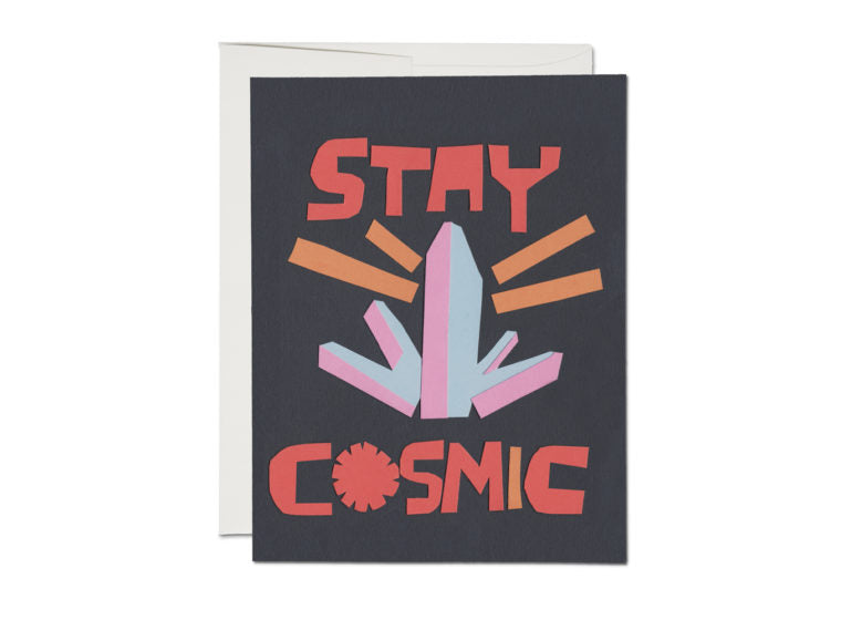 Red Cap Cards - Stay Cosmic Card