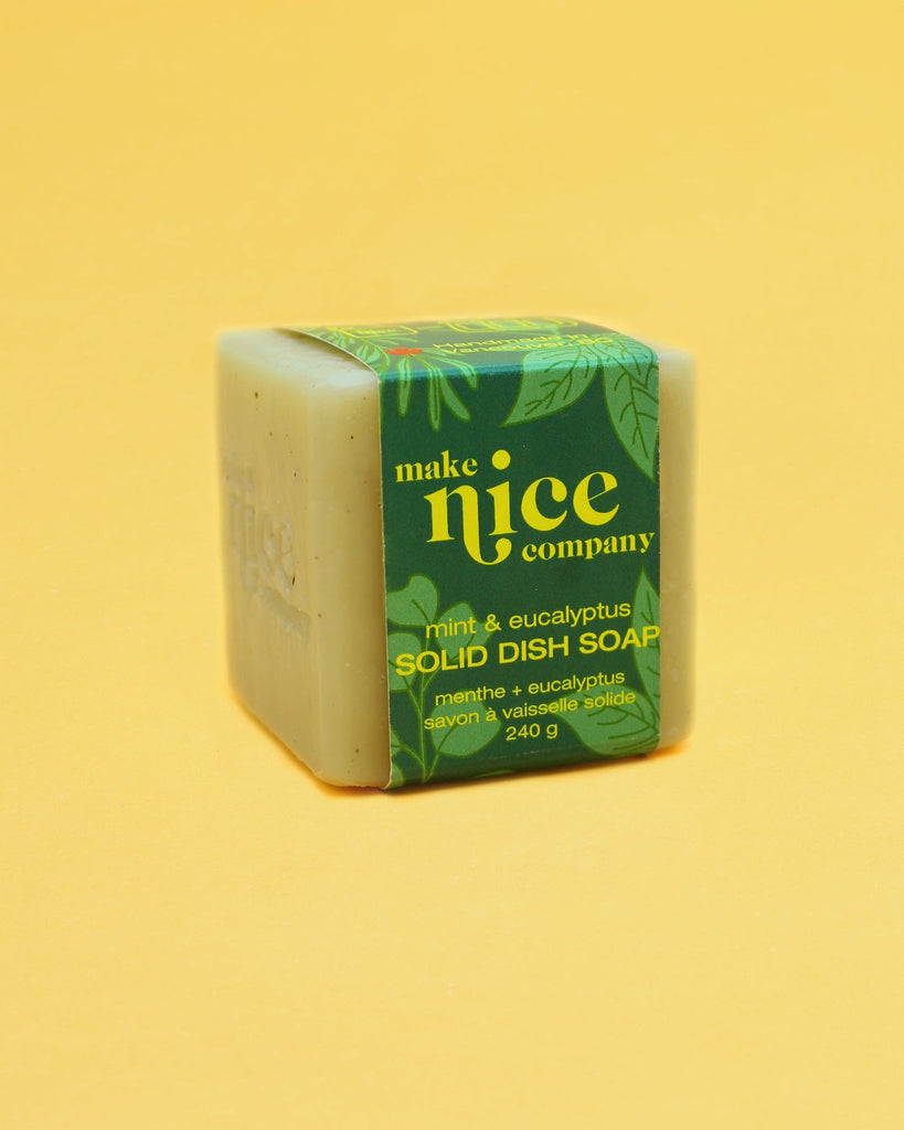 Make Nice Company - Mint & Eucalyptus Solid Dish Soap