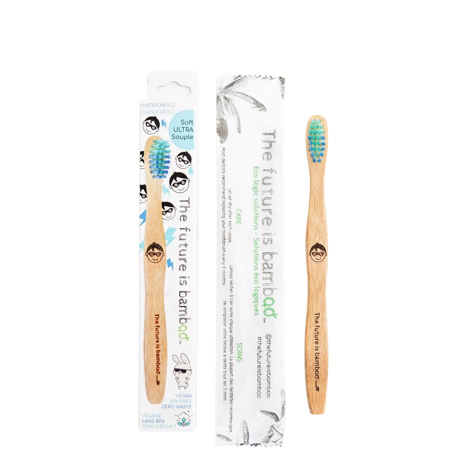 The Future Is Bamboo - Kids Superhero Toothbrush