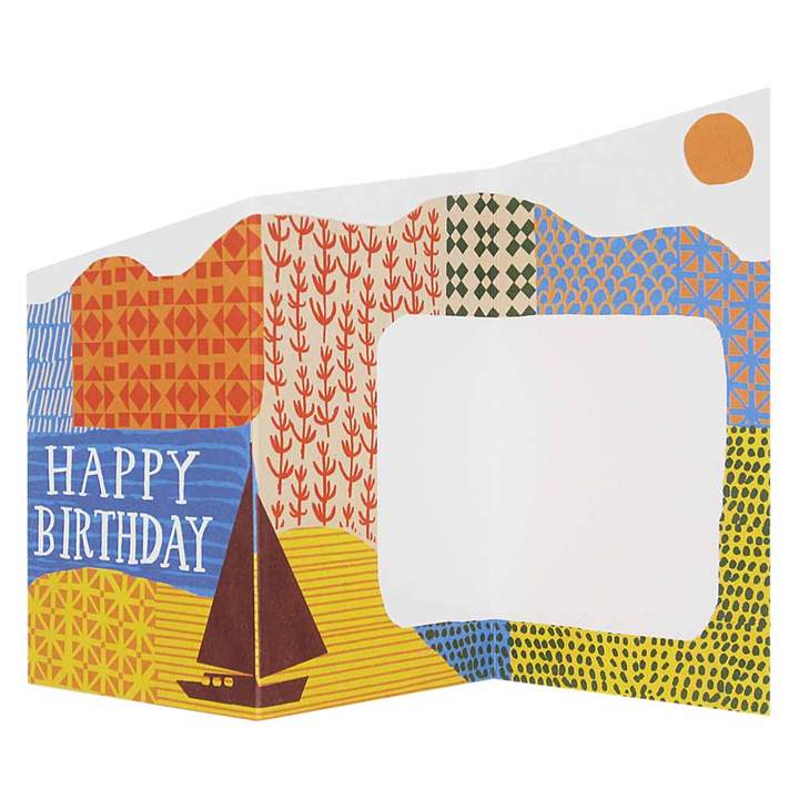 Regional Assembly of Text - Birthday Landscape Card