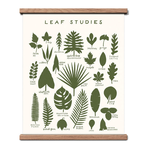 Worthwhile Paper - Leaf Studies Screen Print (16x20)